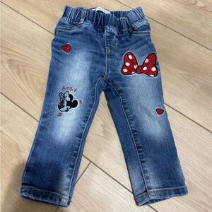 Gap Minnie jeans 18-24 Disney